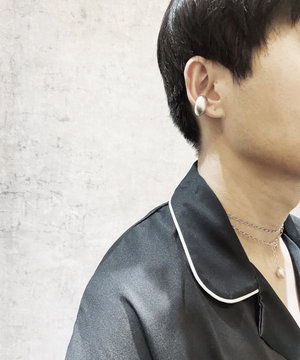 Pearl Necklace × Earcuff