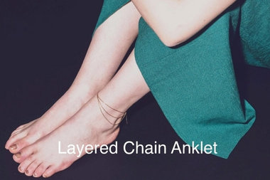 Layered Chain Anklet