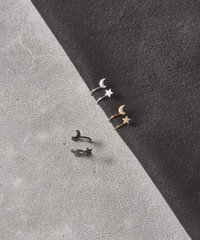 Moon / Star Set Tragus Cuff