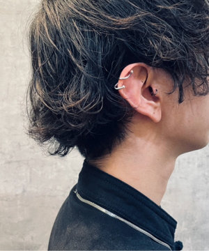 Upside Cuff × Tragus Cuff