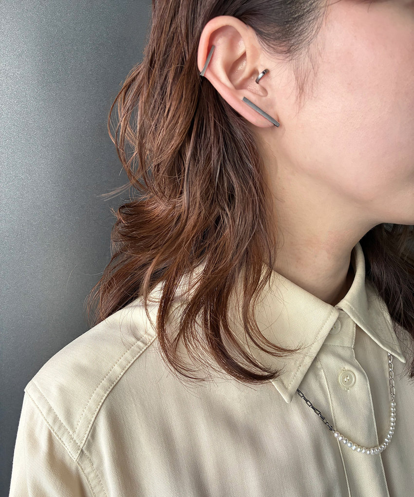 Pearl Necklace × Earcuff