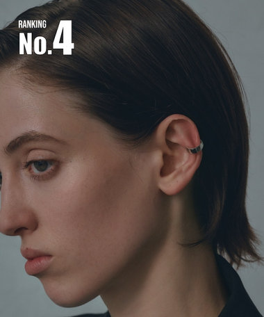Crow feather Reversible Earcuff